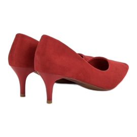 Nio Nio Red Suede Pumps 1