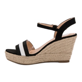 Primavera Casual Wedge Sandals black 1