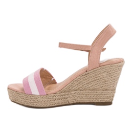 Primavera Casual Wedge Sandals pink 2