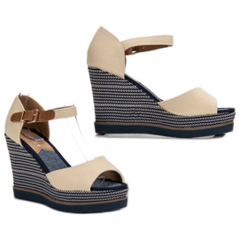 Primavera Wedge Sandals brown 1