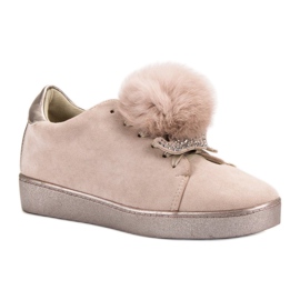 Lucky Shoes Suede Sports Shoes brown 1
