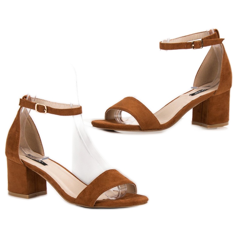 VICES suede sandals brown 2