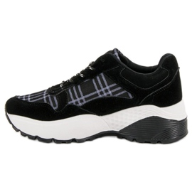 SHELOVET Black Sneakers 2