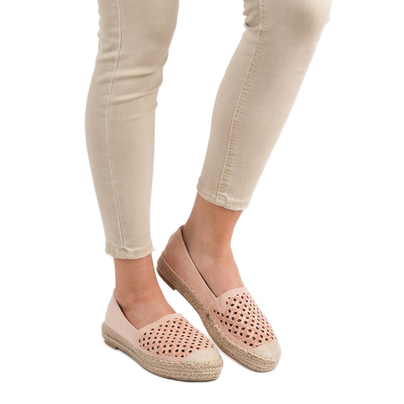 VICES Suede Espadrilles pink 1