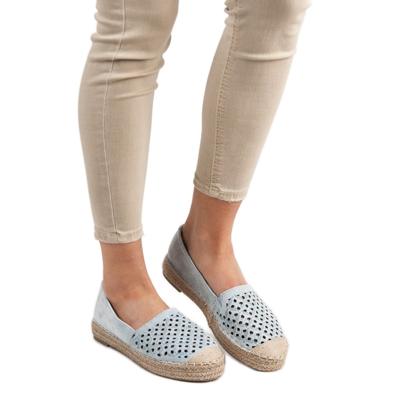 VICES Suede Espadrilles blue 1
