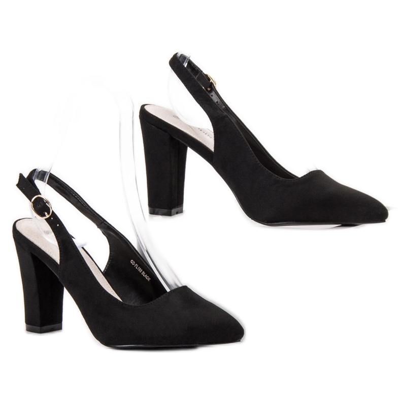 Goodin Pumps With Open Heel black 2