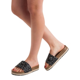 Goodin Fashionable Women's Slippers black 1