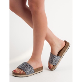 Goodin Fashionable Women's Slippers grey 1