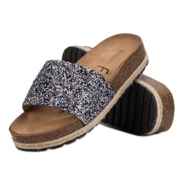Goodin Fashionable Women's Slippers grey 2