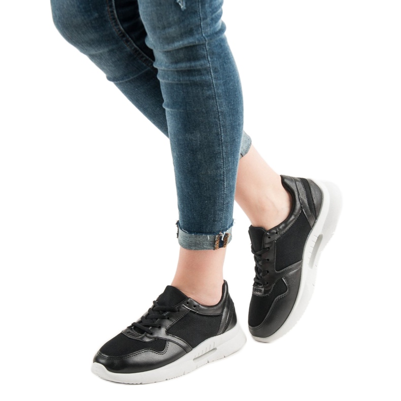 SHELOVET Lace-up Sports Shoes black 2