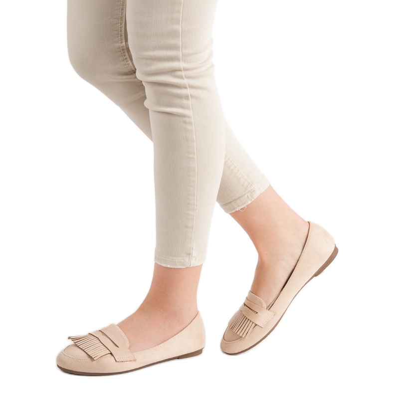 Abloom Beige loafers 2