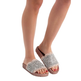 Comfortable VICES slippers pink 2