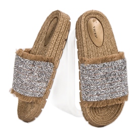 Comfortable VICES slippers yellow 2