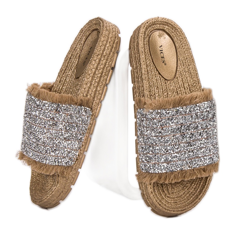 Comfortable VICES slippers yellow 2