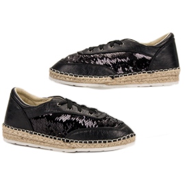 Shoes with sequins VICES black 1