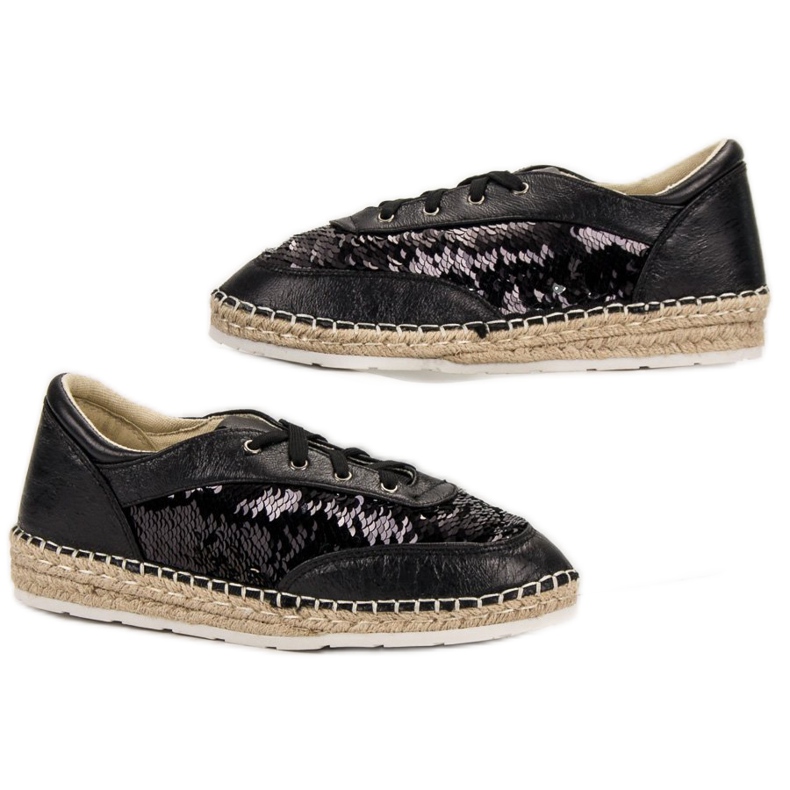 Shoes with sequins VICES black 1