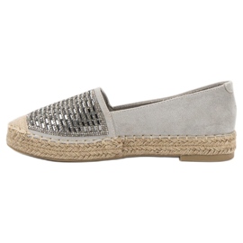 Espadrilles With Cubic Zirconia Vices grey 2