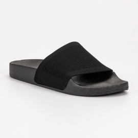 Black VICES slippers 1