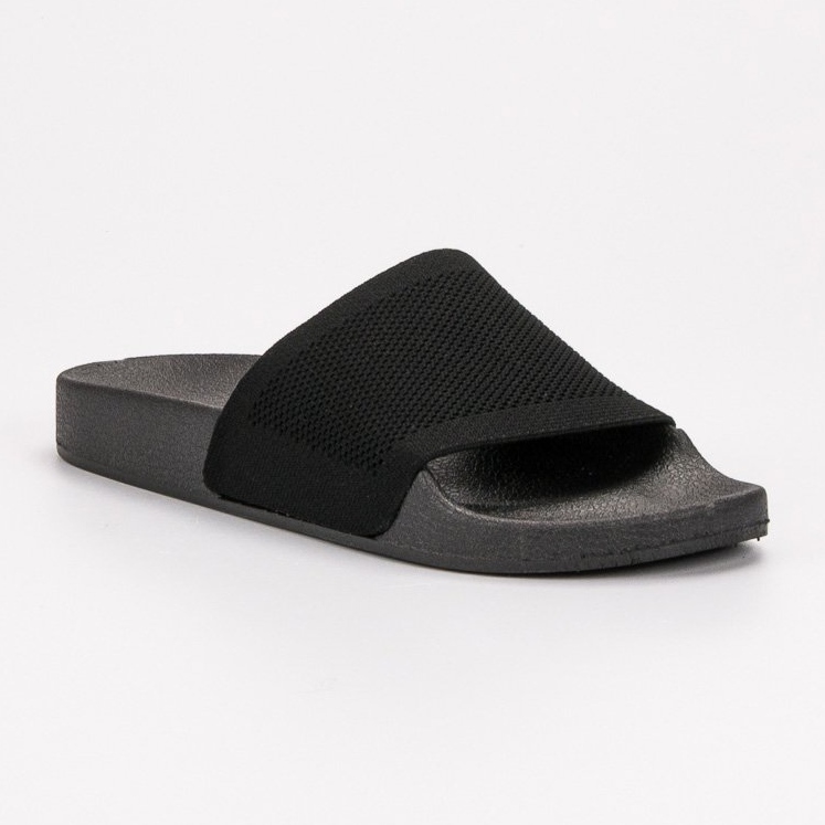 Black VICES slippers 1