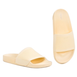 Yellow VICES slippers 2