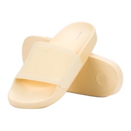 Yellow VICES slippers 1