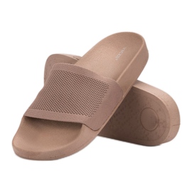 Beige VICES slippers 1