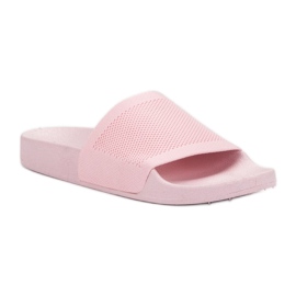 Pink VICES slippers 1