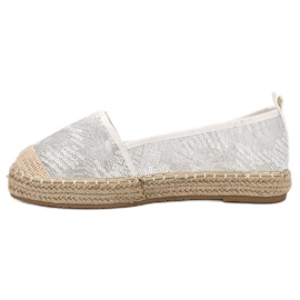 SHELOVET Lace Espadrilles white 1