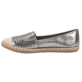 New Tlck Glitter Espadrilles grey 2