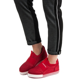 SHELOVET Slip-on Sneakers red 1