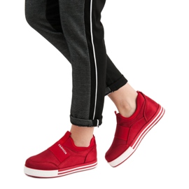 SHELOVET Slip-on Sneakers red 2