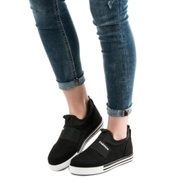 SHELOVET Slip-on Sneakers black 1