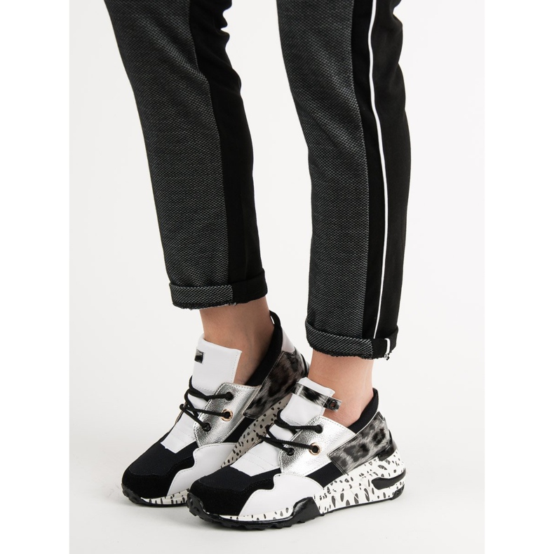 Fashionable VICES sneakers white multicolored 2