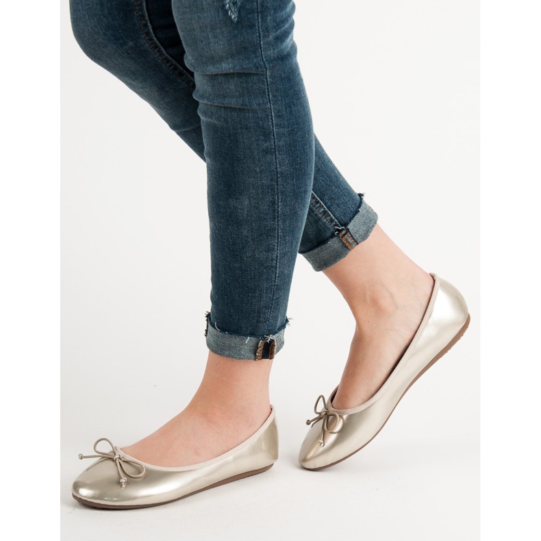 Renda Ballerina With Bow yellow 1