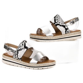 SHELOVET Comfortable sandals grey multicolored 2