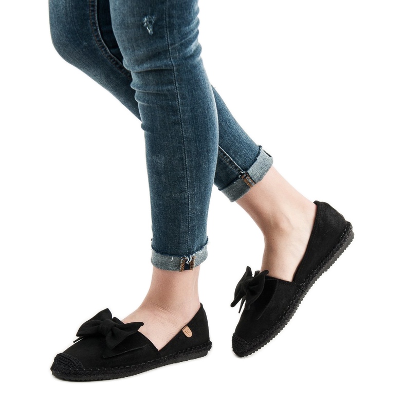 Espadrilles With Bow VICES black 1