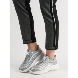 SHELOVET Sneakers On The Platform grey 2