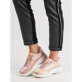SHELOVET Sneakers On The Platform pink 1