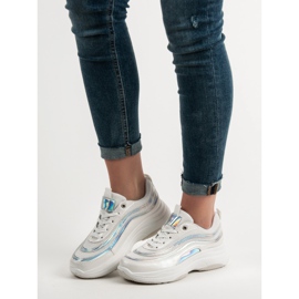 SHELOVET Sneakers On The Platform white 1