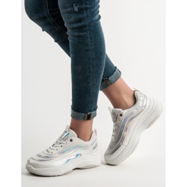 SHELOVET Sneakers On The Platform white 2