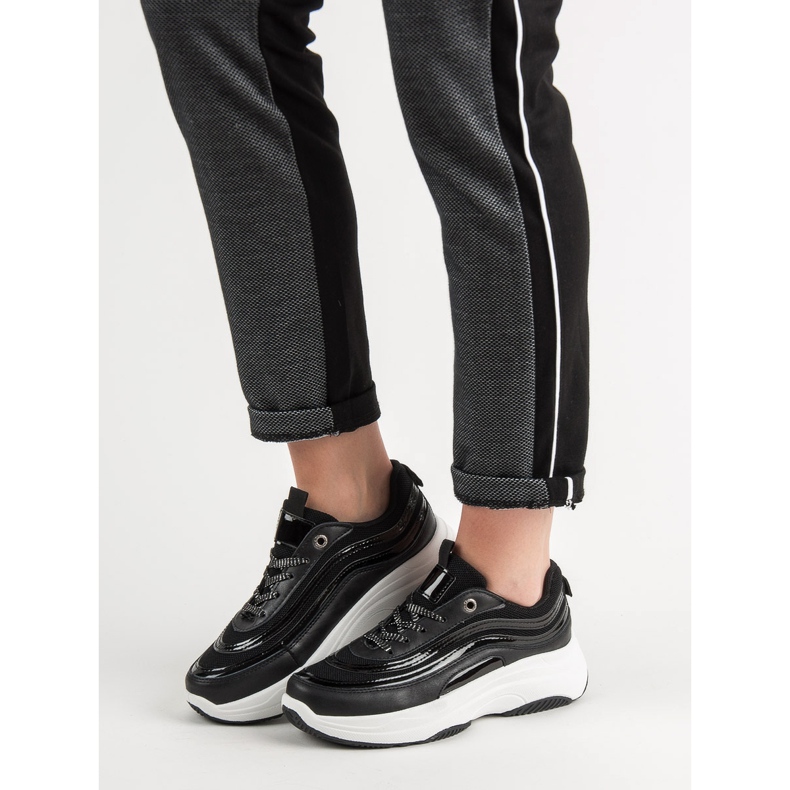 SHELOVET Sneakers On The Platform black 1