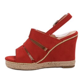 Primavera Red Sandals 1