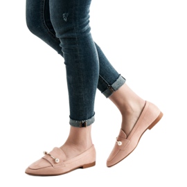 VICES suede loafers pink 2