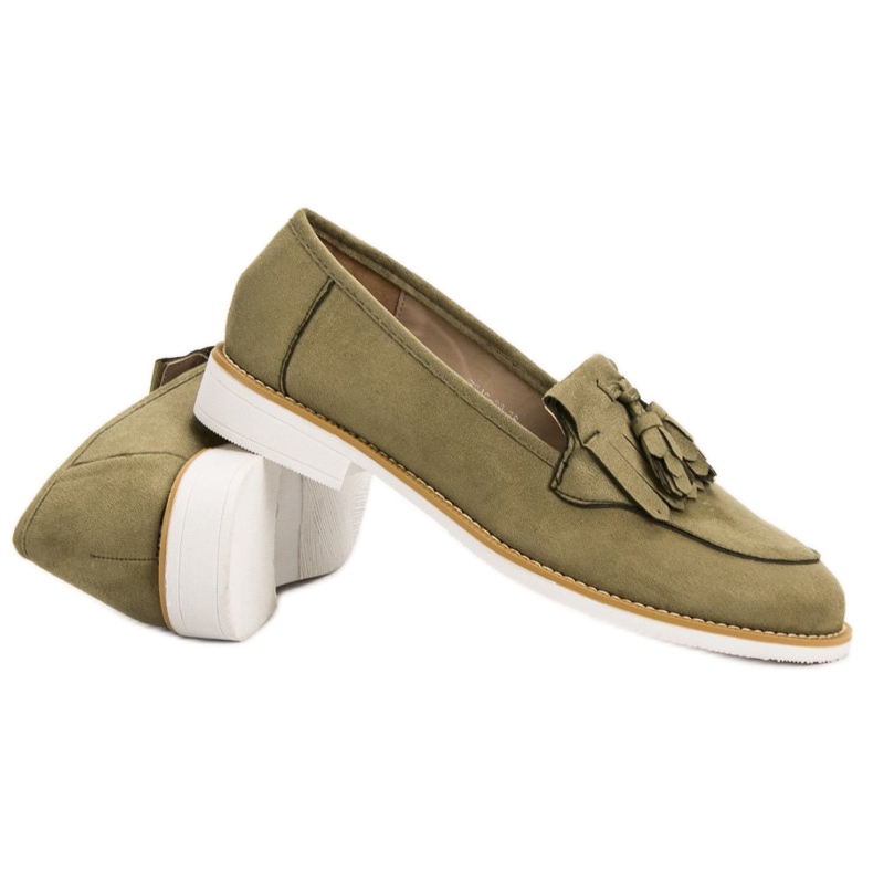 VICES olive loafers green 1