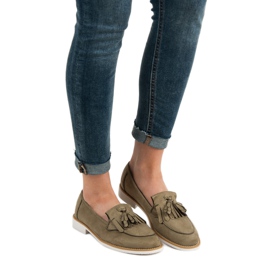 VICES olive loafers green 2