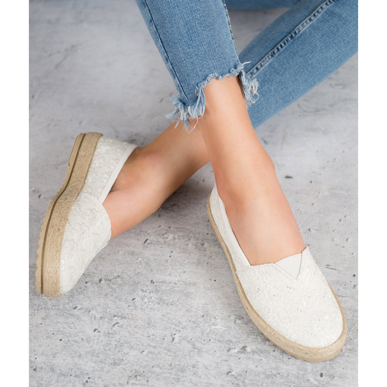 VICES white espadrilles 1