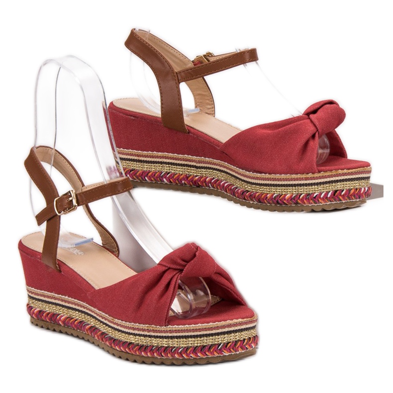 Groto Gogo Red Sandals 1