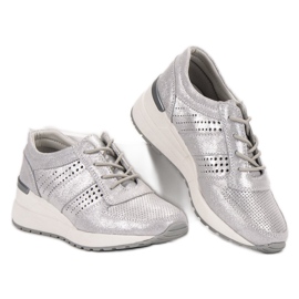 Leather shoes VINCEZA grey 1 Leather shoes VINCEZA grey 1
