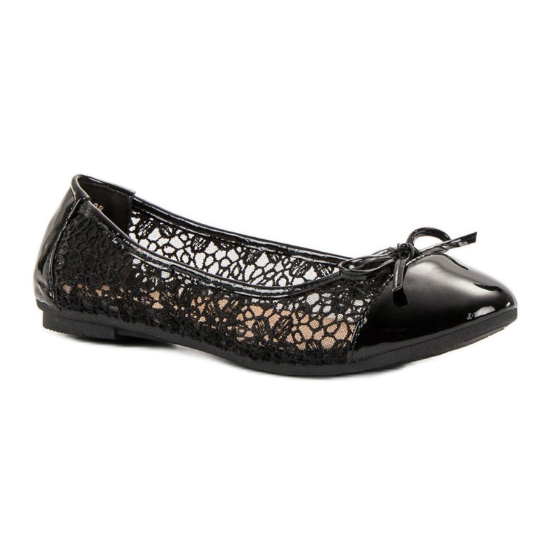 Diamantique Fashionable ballerinas black 1
