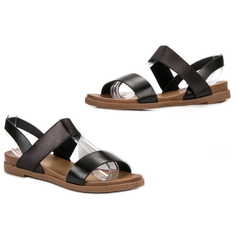 Laura Mode Slip-on Sandals black 2